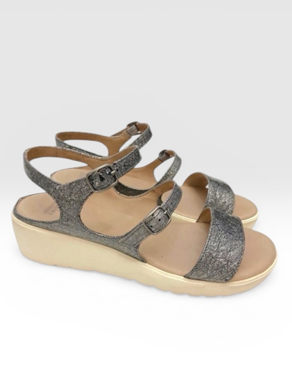 Johnston & Murphy Pewter CLARA Sandal